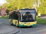 MAN Lion's City der Verkehrsgesellschaft Ludwigslust-Parchim mbH in Plau am Se am 10.05.2023