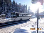 Mercedes-Benz O407 am 08.12.2012 im Kurort Kipsdorf