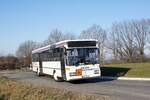 Bus Rheinland-Pfalz: Mercedes-Benz O 407 mit Stadtbusfront (KL-CE 11) von Schary-Reisen GbR, aufgenommen im Januar 2024 in Sembach, einer Ortsgemeinde im Landkreis Kaiserslautern.