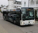 Mercedes Citaro als Ortsbus(Linie 27 Binz-Pora)am 01.03.2025 im Ostseebad Binz