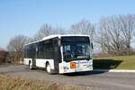 Bus Rheinland-Pfalz: Mercedes-Benz Citaro Ü (KL-EC 57) von Schary-Reisen GbR, aufgenommen im Januar 2024 in Sembach, einer Ortsgemeinde im Landkreis Kaiserslautern. 