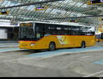 Postauto - Setra S 415 H  GR 179705 in der Postautostation im Bhf.