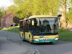 Setra 415 NF der Verkehrsgesellschaft Ludwigslust-Parchim mbH in Plau am See am 10.05.2023