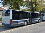 Setra 415 NF der Verkehrsgesellschaft Ludwigslust-Parchim mbH in Plau am See am 25.10.2023