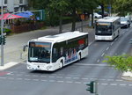 Im SEV -Ersatzverkehr S41 /S42 (Ring) MB Citaro C2, BAR-KB 138 (Willi Brust & Sohn) und MAN B-BN 701. Berlin im Aug. 2016.