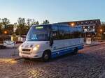 Iveco Daily mit TS-Aufbau der MVVG in Waren am 17.10.2022