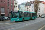 ICB Mercedes Benz Citaro 2 G Wagen 443 am 25.02.23 in Frankfurt am Main