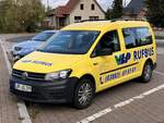 VW Caddy der Verkehrsgesellschaft Ludwigslust-Parchim mbH in Plau am See am 04.10.2023