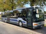 Setra 415 NF der Verkehrsgesellschaft Ludwigslust-Parchim mbH in Plau am See am 25.10.2023