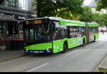 Hamburg HHA - Solaris Urbino  Nr.3933   HH.YB 3933 mit Werbung unterwegs auf der Linie 17 in der Stadt Hamburg am 2024.09.17