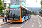 RNV Mercedes Benz Citaro Fuel Cell Wasserstoffbus Wagen 6300 am 23.06.24 in Heidelberg Hbf