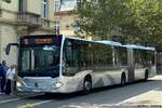 Mercedes Citaro C2 G  Verkehrsbetriebe Karlsruhe  im SEV, Karlsruhe September 2024