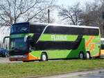 Setra 431 DT von Flixbus/Blaguss aus der Slowakei in Berlin am 30.03.2019