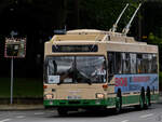 Diesen im Jahr 1986 gebauten MAN / Gräf & Stift SL 172HO Oberleitungsbus habe ich Anfang Juli 2024 in Solingen fotografiert.