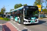 DB Regio Bus Mitte MAN Lions City RMV X Linie 15 am 31.08.24 in Walldorf Hessen 