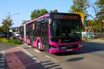 DB Regio Bus Mitte MAN Lions City G Ersatzverkehr Riedbahn am 31.08.24 in Walldorf Hessen