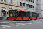 MAN Lions City von Südbadenbus, auf der Linie 48, fährt am 18.12.2024 durch die Centralbahnstrasse Richtung Haltestelle Schützenhaus.