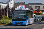 PRü A 800 MAN Lion’s City, vom VT Trier, bedient die Strecke 460 Clervaux (L) Bahnhof – Gerolstein (D) Bahnhof.