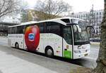 Mercedes-Benz Tourismo RHD, 'Krol Reizen Touringcar B.V.' /NL, zur Fruit Logistica, Berlin im April 2022.