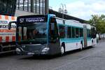 SEV der S-Bahn Berlin S7, mit dem Mercedes-Benz Citaro C2 G von SLK-Reisen. Berlin im August 2024.