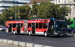 SEV der S-Bahn Berlin (S7), mit einem Mercedes-Benz Citaro C2 G von SLK-Reisen. Berlin im August 2024.