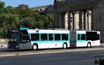 SEV der S-Bahn Berlin (S7), einem Mercedes-Benz Citaro C2 G von SLK-Reisen. Berlin im August 2024.