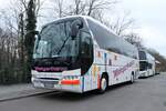 Neoplan Tourliner SHD, Weingartner-Reisen, Berlin im Januar 2024.