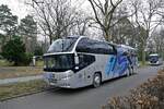 Neoplan Cityliner, SR Schwarz Reisen, Berlin im Januar 2023.