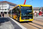 HEAG mobiBus Mercedes Benz eCitaro 2 G Wagen 441 am 07.09.24 in Darmstadt Innenstadt