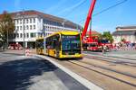 HEAG mobiBus Mercedes Benz eCitaro 2 G Wagen 440 am 07.09.24 in Darmstadt Innenstadt