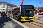 HEAG mobiBus MAN Lions City 2 G Wagen 413 am 07.09.24 in Darmstadt Innenstadt