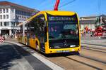 HEAG mobiBus Mercedes Benz eCitaro 2 G Wagen 426 am 07.09.24 in Darmstadt Innenstadt