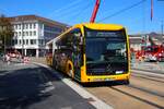 HEAG mobiBus Mercedes Benz eCitaro 2 G Wagen 419 am 07.09.24 in Darmstadt Innenstadt