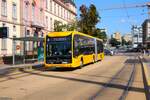 HEAG mobiBus Mercedes Benz eCitaro 2 G Wagen 441 am 07.09.24 in Darmstadt Innenstadt