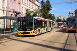 HEAG mobiBus MAN Lions City G Wagen 413 am 07.09.24 in Darmstadt Innenstadt