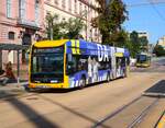 HEAG mobiBus Mercedes Benz eCitaro 2 G Wagen 416 am 07.09.24 in Darmstadt Innenstadt