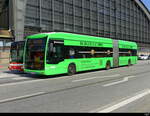 Hamburg HHA - Mercedes e Citaro Nr.3212  HH.YB  3212 mit Werbung unterwegs auf der Linie 6 in der Stadt Hamburg am 2024.09.17