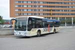 Mercedes Citaro, am 08.05.10 in Hannover ZOB, der Bus macht Werbung fr Stoellger in Langenhagen.