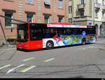 DB-Südwestbus - MAN Lion`s City KA.SB 1316 mit Werbung bei den Haltstellen neben dem Bhf. Offenburg am 2024.07.25