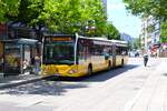 SSB Mercedes Benz Citaro C2 G Wagen 327 am 10.07.24 in Stuttgart