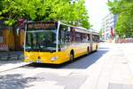 SSB Mercedes Benz Citaro C2 G Wagen 323 am 10.07.24 in Stuttgart