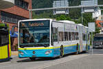 08.07.2024: LIEMobil Wagen 40238 als Linie 11 Richtung Feldkirch in Schaan, Liechtenstein.