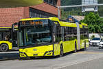 08.07.2024: LIEMobil Wagen 40229 als Linie 11 Richtung Sargans in Schaan, Liechtenstein.