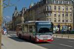 ED 8684, Iveco Crossway des CFL aufgenommen nahe dem Bahnhof der Stadt Luxemburg.