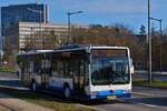 JC 6022, Mercedes Benz Citaro des VDL, in alter Farbgebung, aufgenommen in der Stadt Luxemburg.