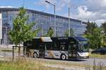 DC 4513, Volvo eBus von Demy Cars, aufgenommen auf dem Kirchberg in der Stadt Luxemburg.