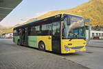 Iveco-Irisbus Crossway von Postbus (BD-16720) als Linie 602 an der Hst. Jenbach Bahnhof. Aufgenommen 13.6.2024.