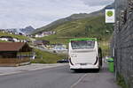 Iveco-Irisbus Crossway von Postbus (BD-14428) als Linie 4166 an der Hst. Kühtai Dortmunderhütte. Aufgenommen 5.8.2024.