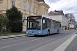 Mercedes-Benz Citaro 2. Generation von Zuklinbus (KG-655AL) als Stadtbus St. Pölten Linie 9 in St. Pölten, Julius Raab-Promenade. Aufgenommen 14.3.2024.