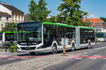 07.06.2024: Zuklinbus Wagen 683 als Regionalbus Linie 400 Richtung Wien Heiligenstadt in Klosterneuburg.